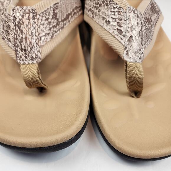 Orthotic Flip Flops Women's Plantar Fasciitis Sandals Arch Support Sandals 9 New - Picture 4 of 8